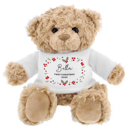 Personalised Christmas Teddy Bear - Personalise It!