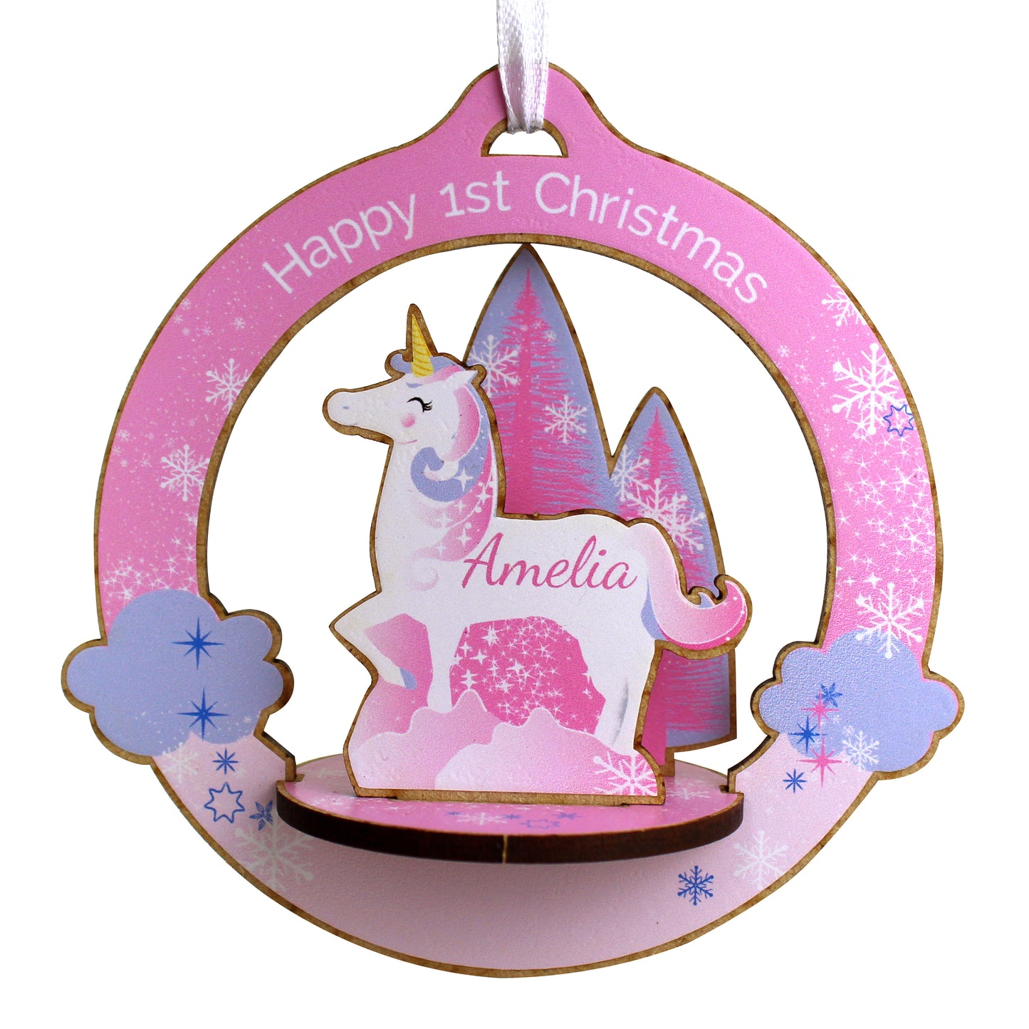 Personalised Make Your Own Unicorn 3D Decoration Kit - Personalise It!
