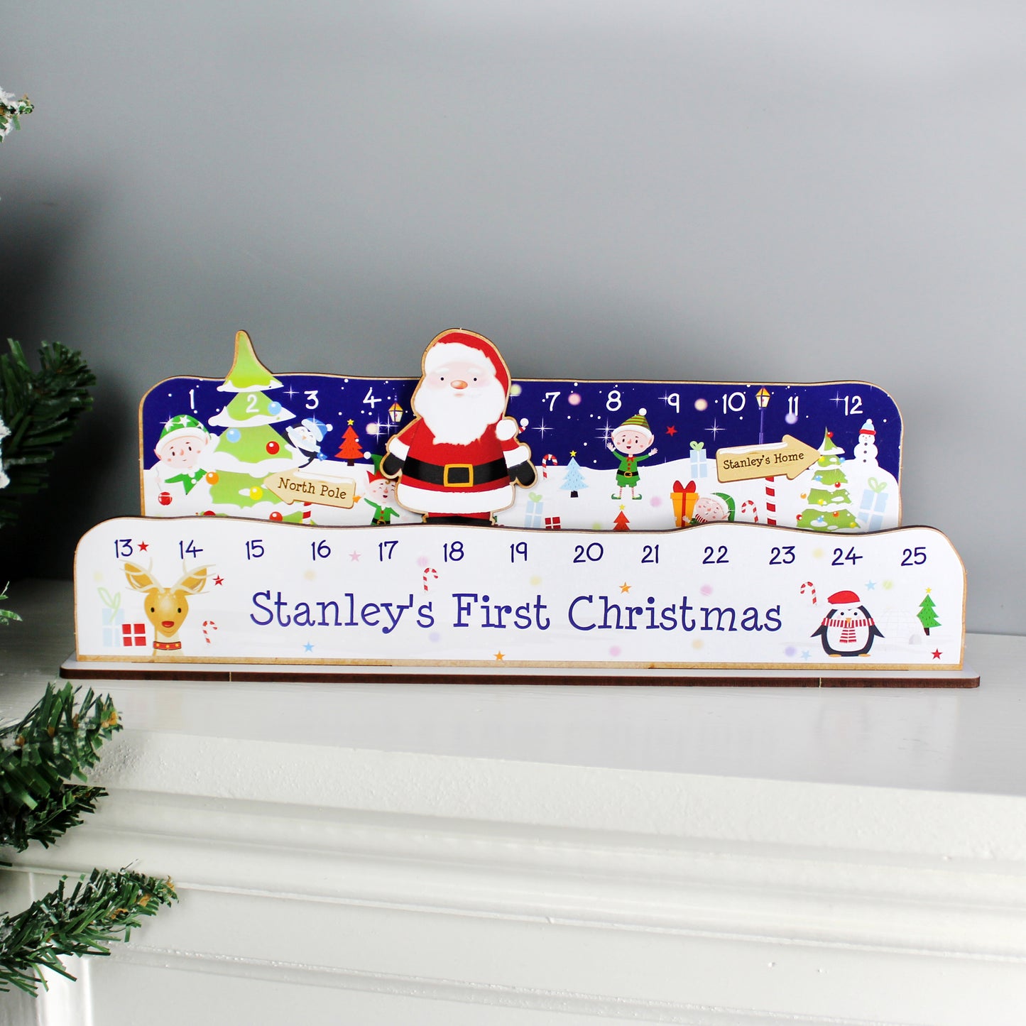 Personalised Make Your Own Santa Christmas Advent Countdown Kit - Personalise It!