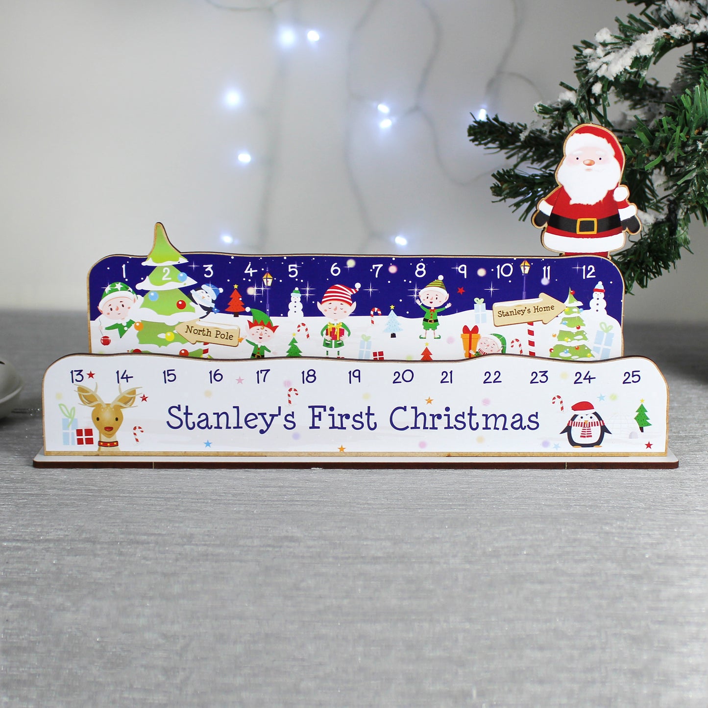 Personalised Make Your Own Santa Christmas Advent Countdown Kit - Personalise It!