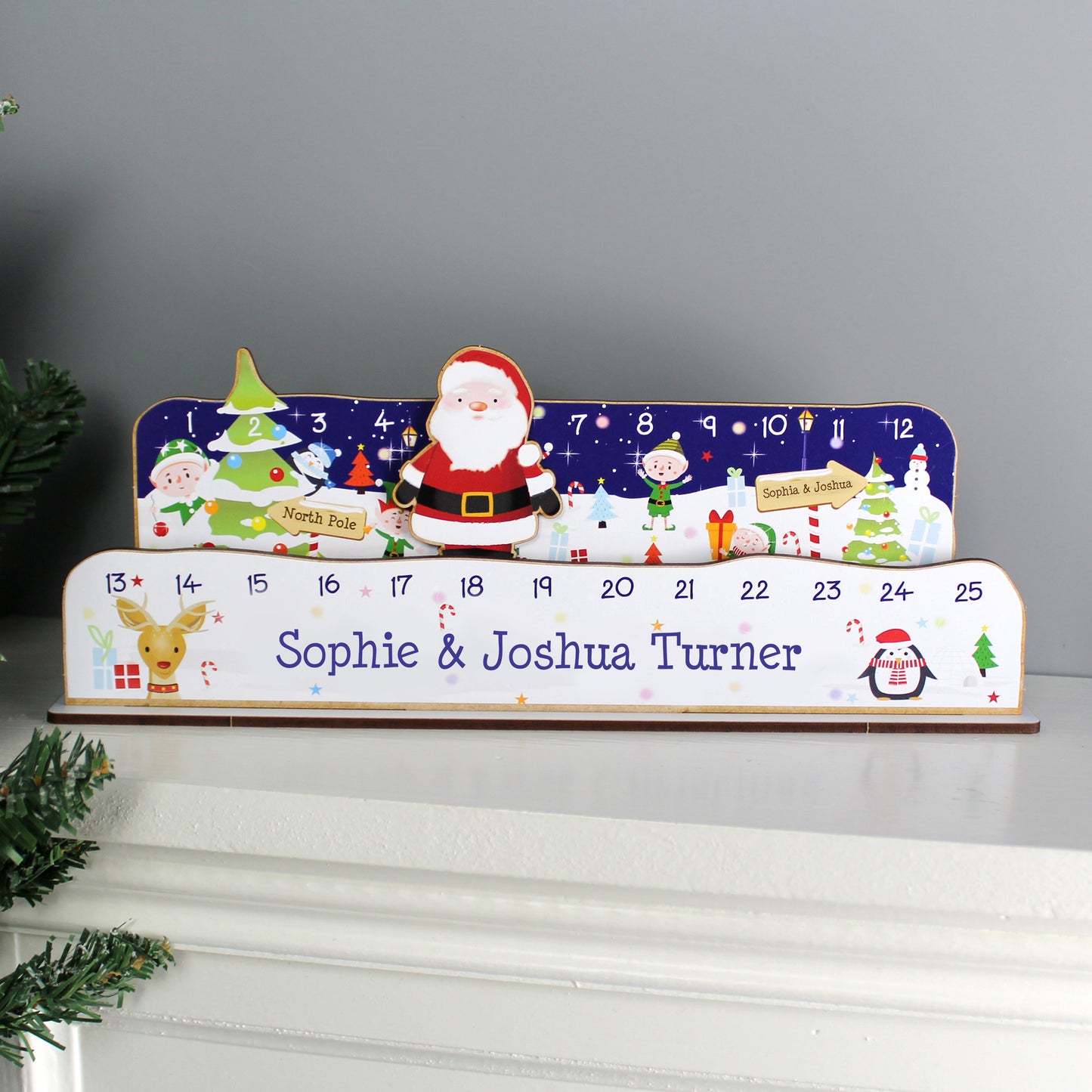 Personalised Make Your Own Santa Christmas Advent Countdown Kit - Personalise It!