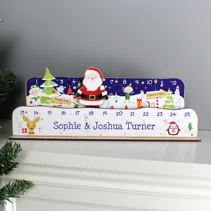 Personalised Make Your Own Santa Christmas Advent Countdown Kit - Personalise It!