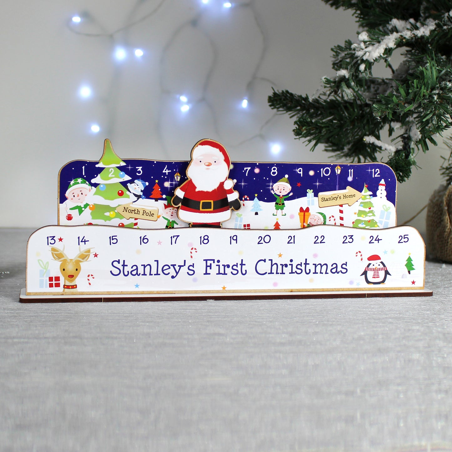 Personalised Make Your Own Santa Christmas Advent Countdown Kit - Personalise It!