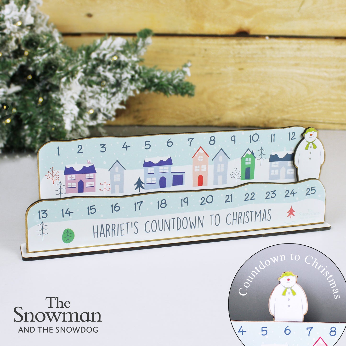 Personalised Make Your Own The Snowman Christmas Advent Countdown Kit - Personalise It!