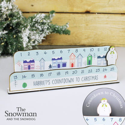 Personalised Make Your Own The Snowman Christmas Advent Countdown Kit - Personalise It!