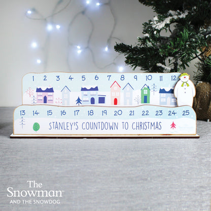 Personalised Make Your Own The Snowman Christmas Advent Countdown Kit - Personalise It!