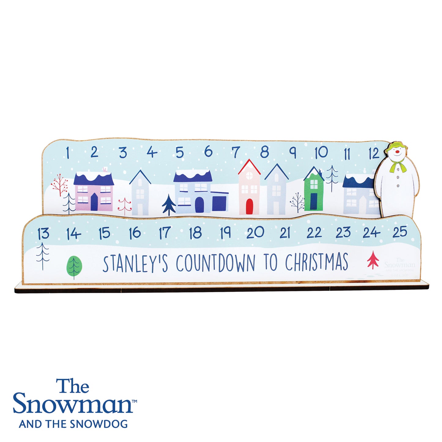 Personalised Make Your Own The Snowman Christmas Advent Countdown Kit - Personalise It!