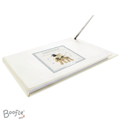 Personalised Boofle Wedding Hardback Guest Book & Pen - Personalise It!