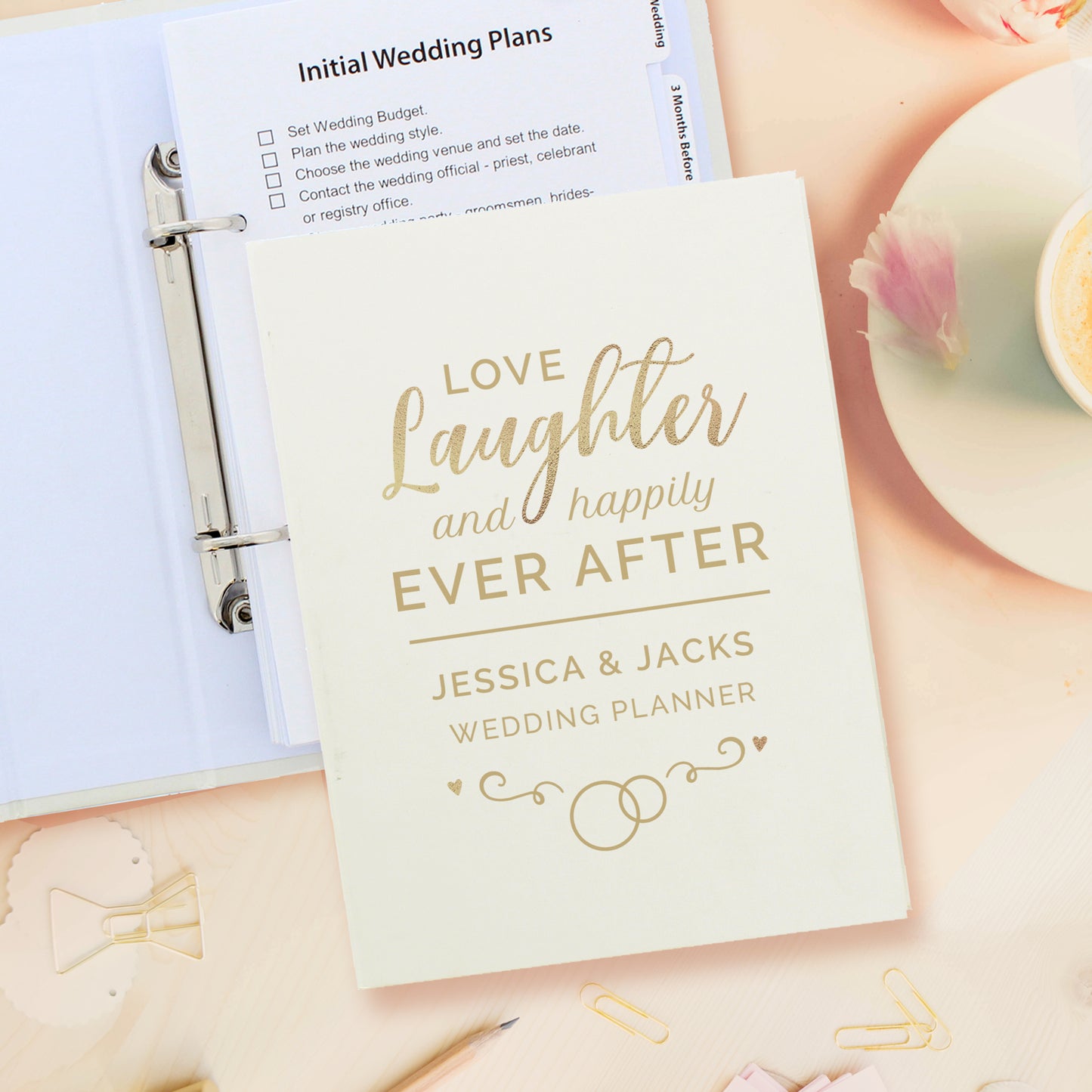 Personalised Happily Ever After Wedding Planner - Personalise It!