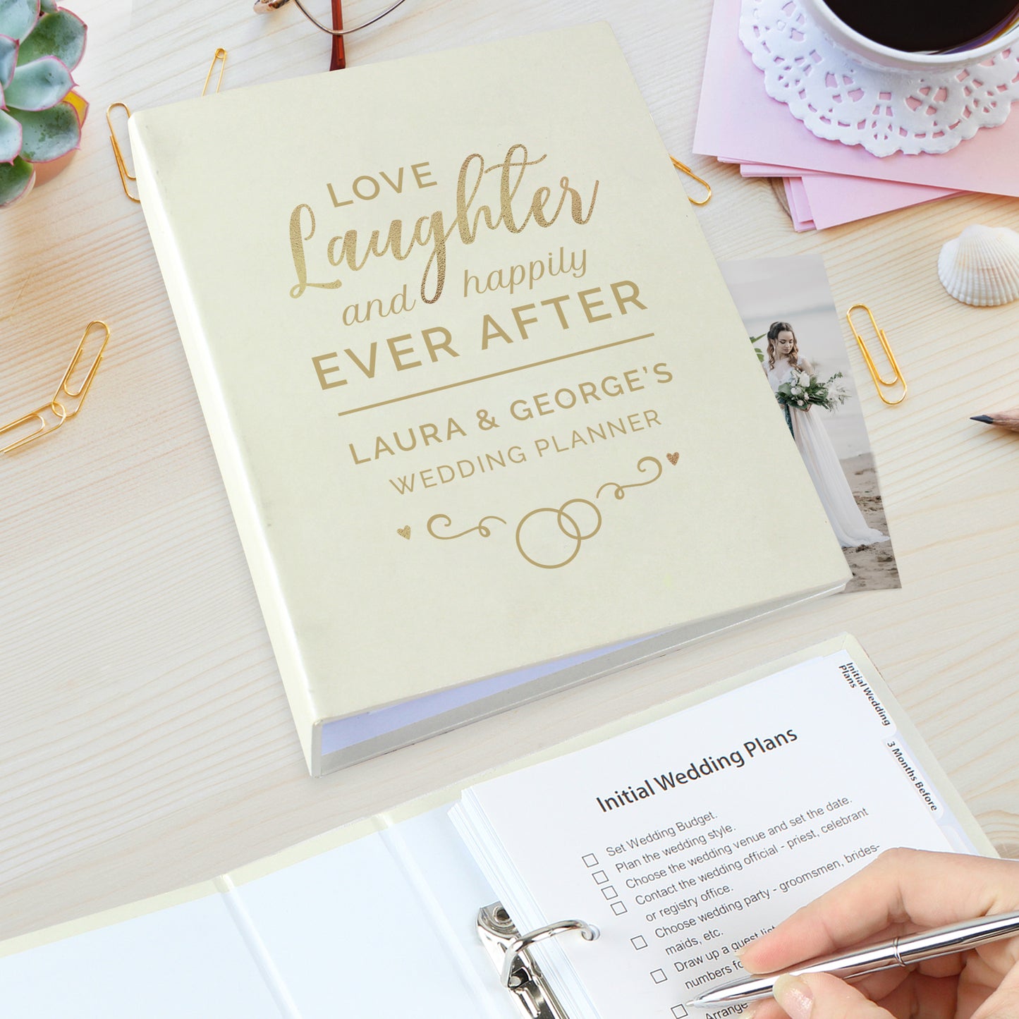 Personalised Happily Ever After Wedding Planner - Personalise It!