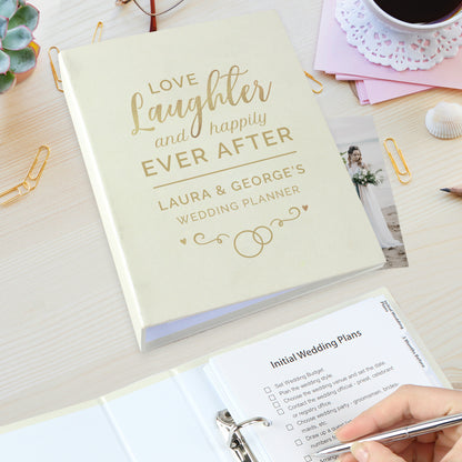 Personalised Happily Ever After Wedding Planner - Personalise It!