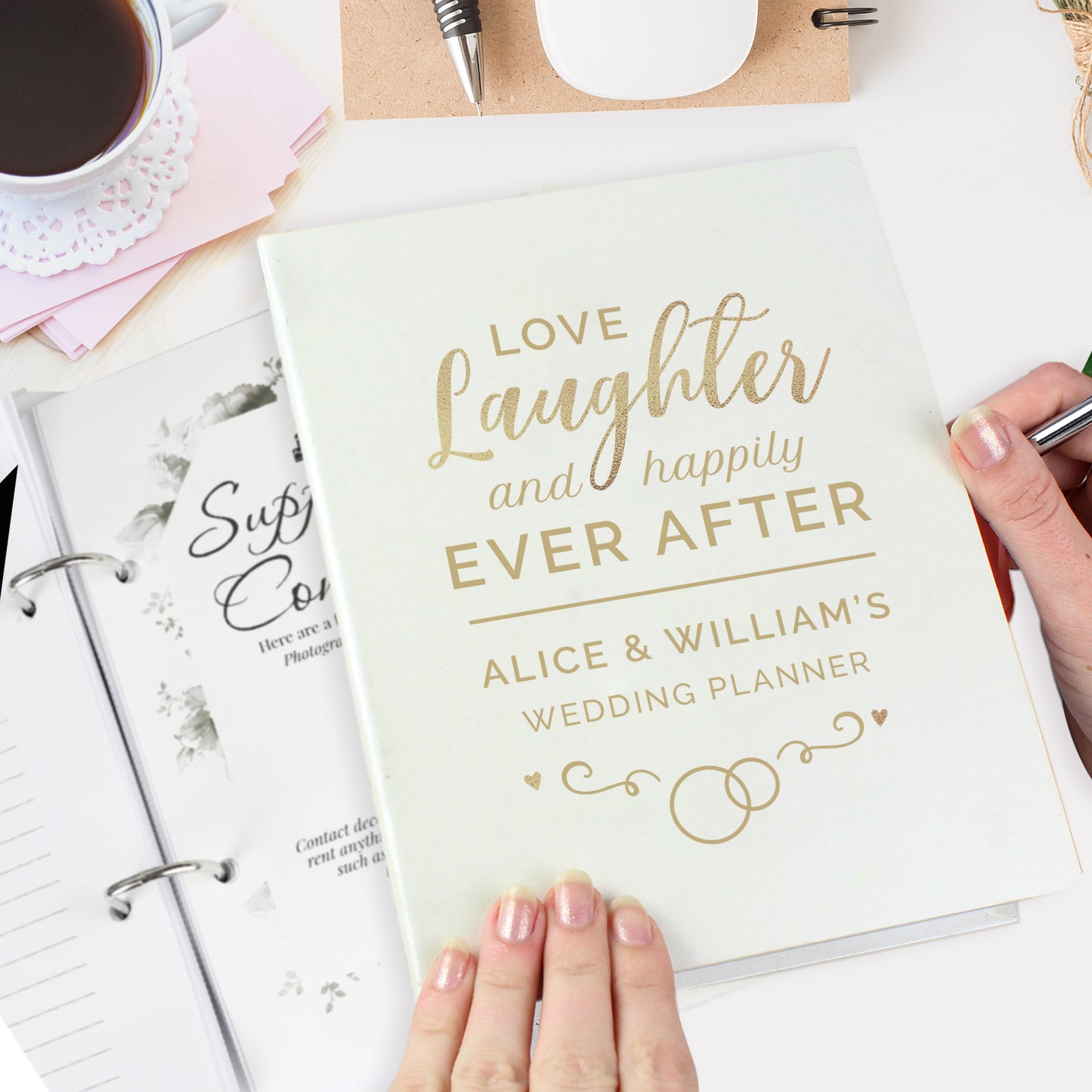 Personalised Happily Ever After Wedding Planner - Personalise It!