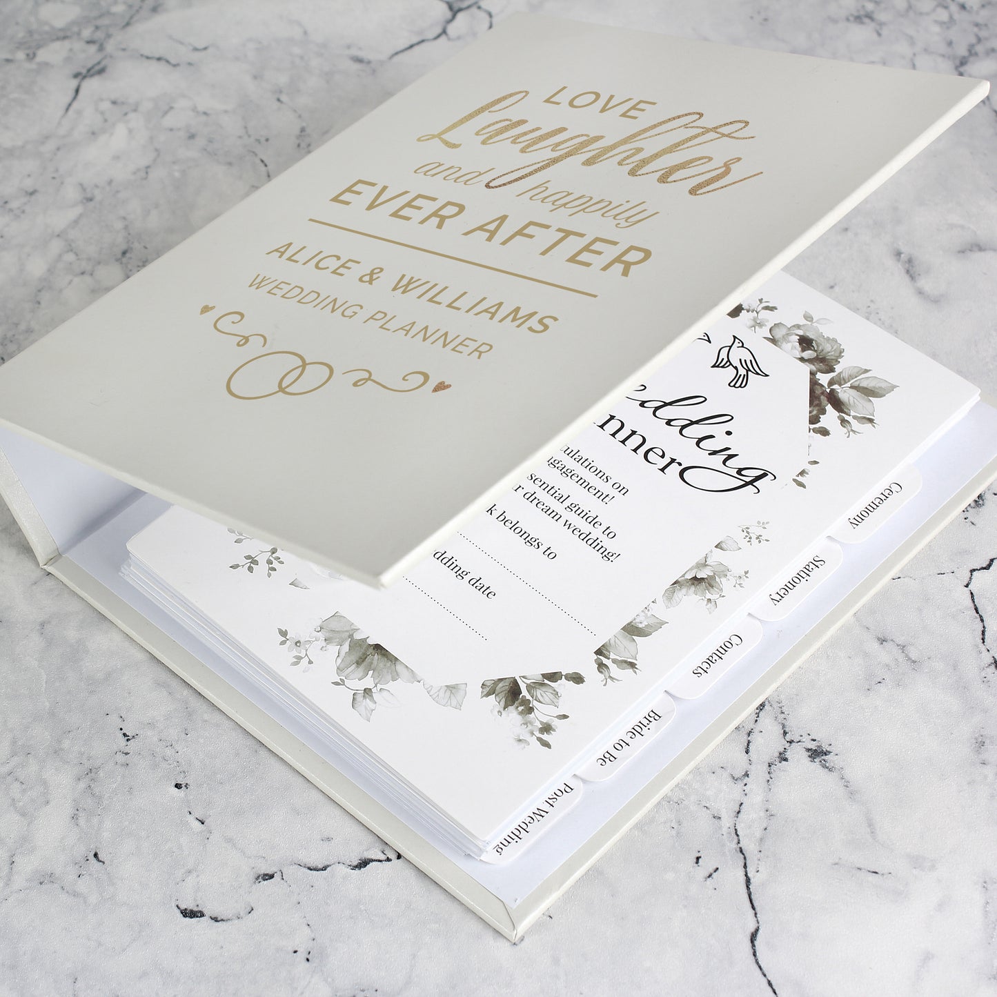 Personalised Happily Ever After Wedding Planner - Personalise It!