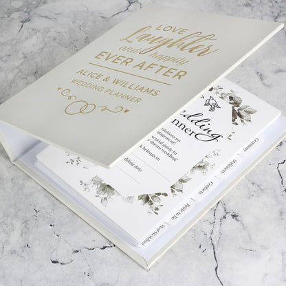 Personalised Happily Ever After Wedding Planner - Personalise It!