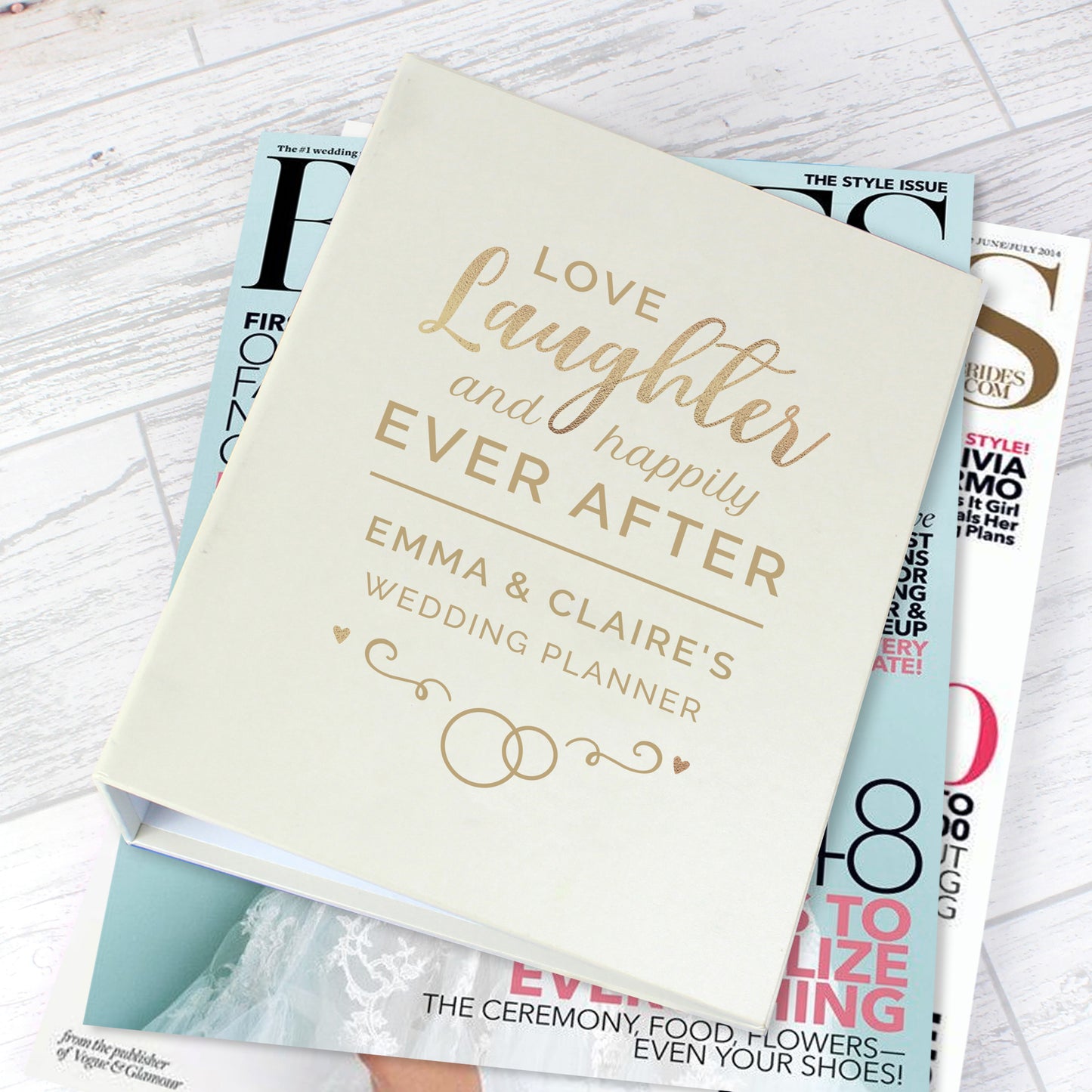 Personalised Happily Ever After Wedding Planner - Personalise It!