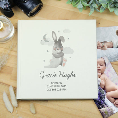 Personalised Baby Bunny Album with Sleeves - Personalise It!