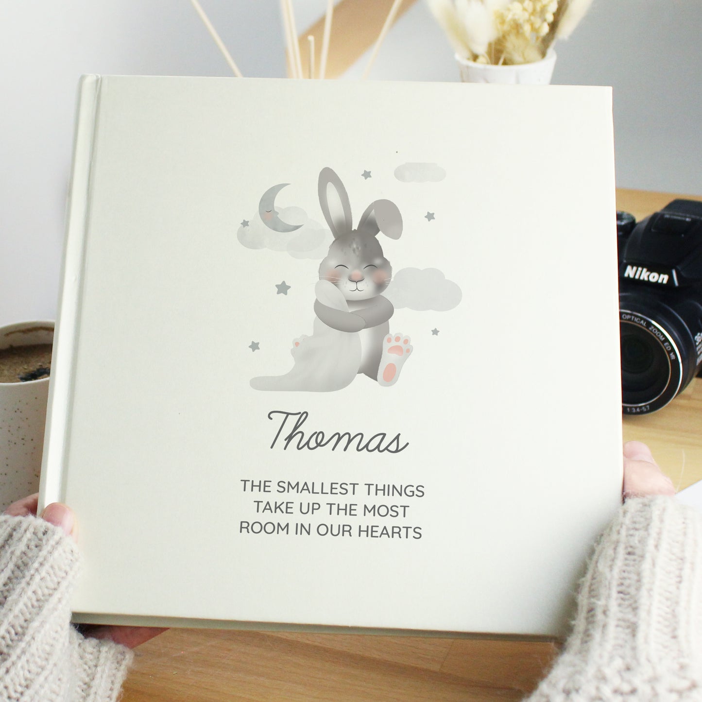 Personalised Baby Bunny Album with Sleeves - Personalise It!