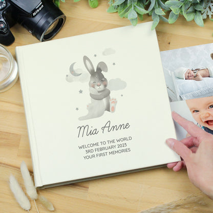 Personalised Baby Bunny Album with Sleeves - Personalise It!