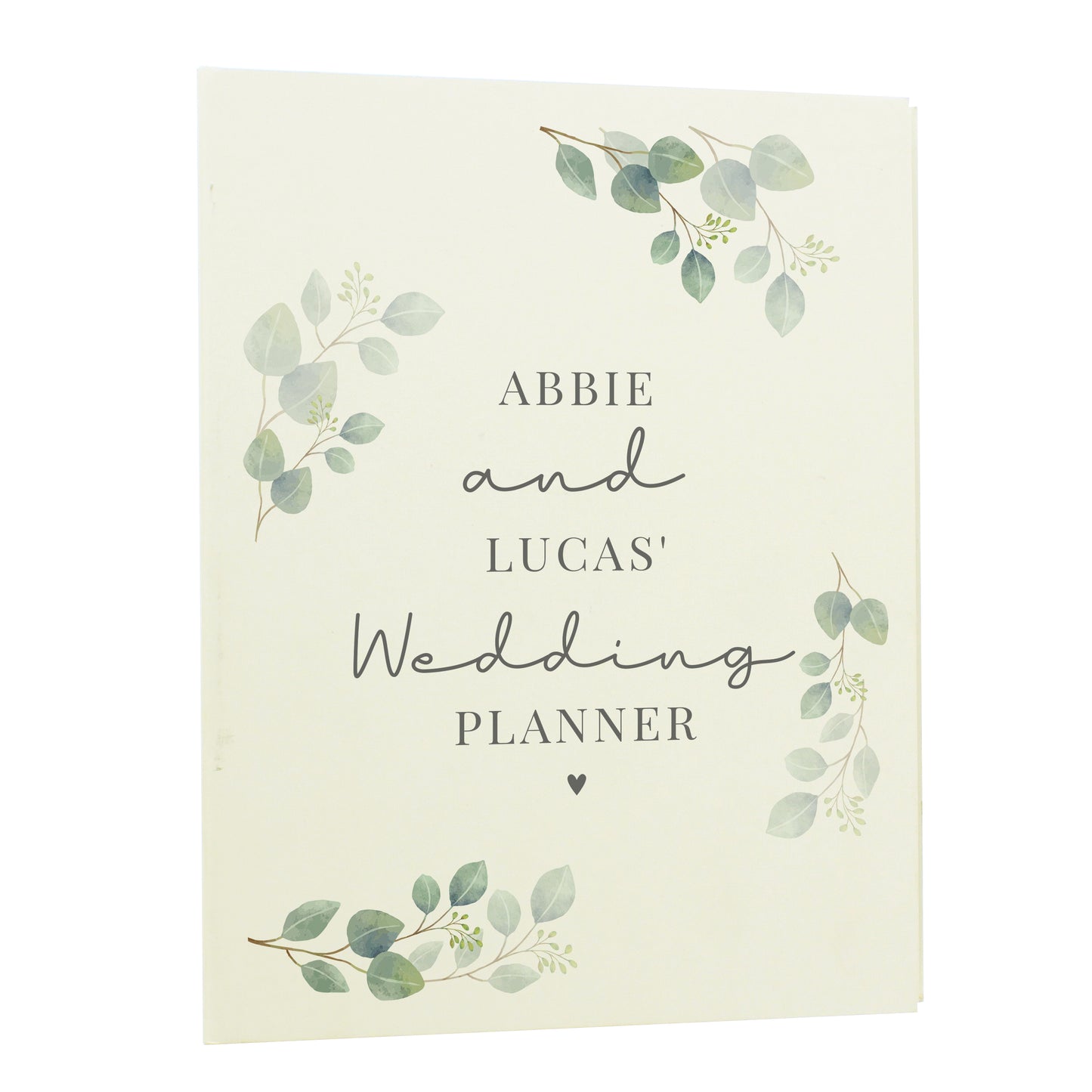 Personalised Botanical Free Text Wedding Planner - Personalise It!
