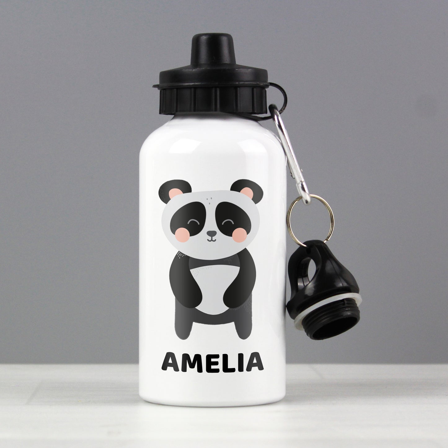 Personalised Panda Drinks Bottle - Personalise It!