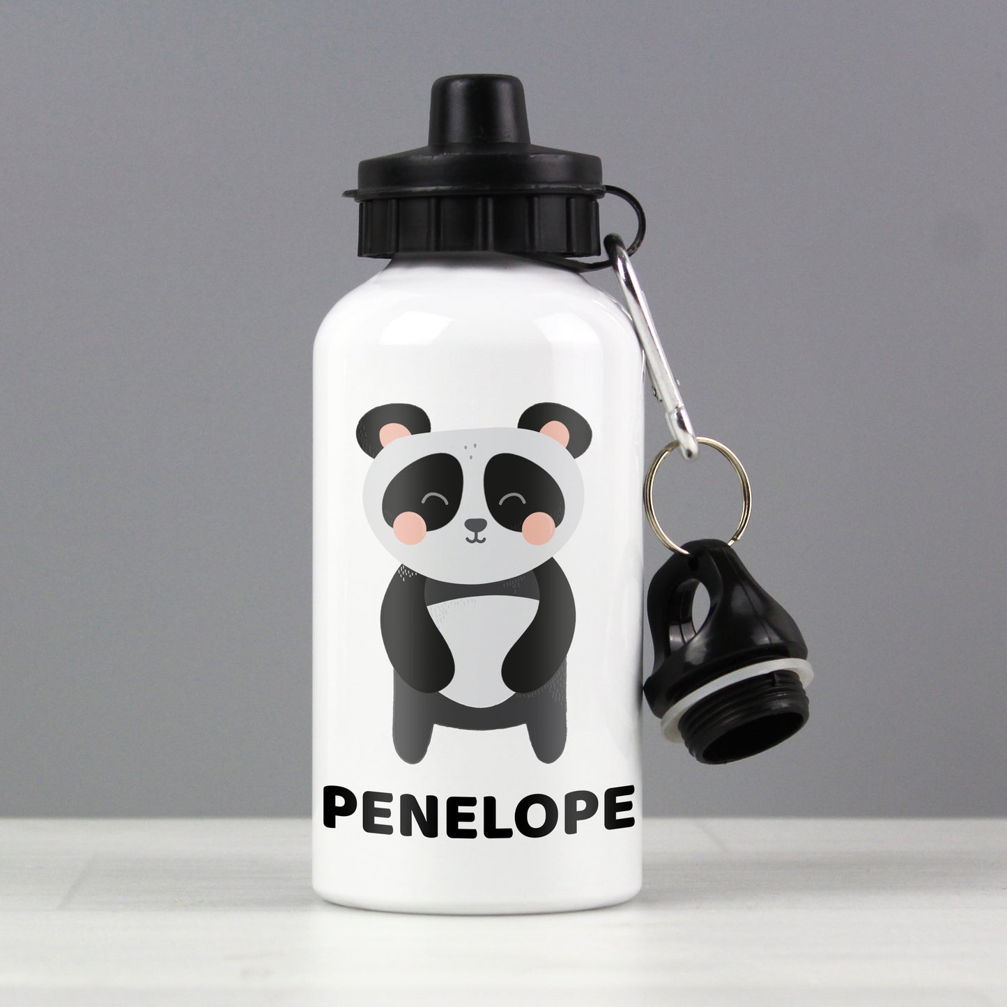 Personalised Panda Drinks Bottle - Personalise It!