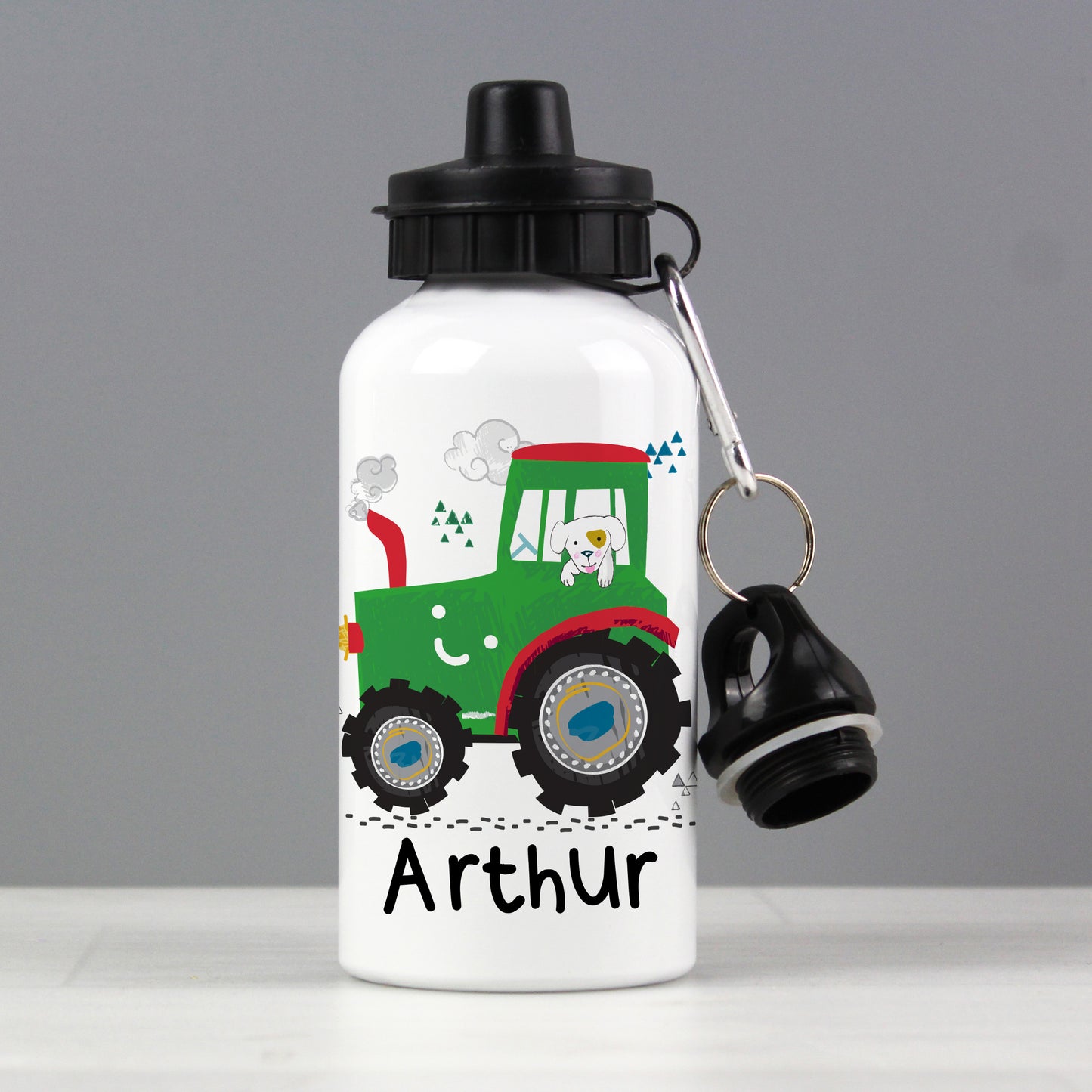 Personalised Tractor Drinks Bottle - Personalise It!