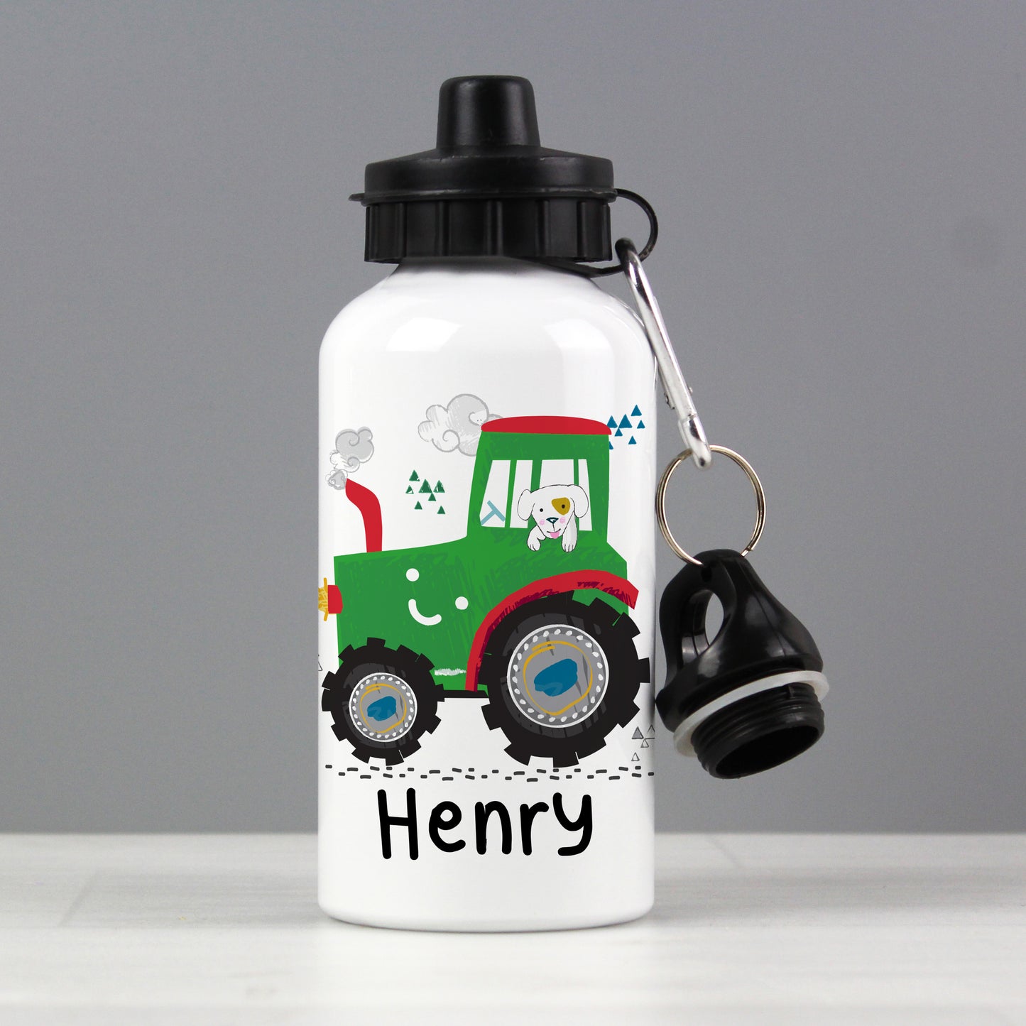 Personalised Tractor Drinks Bottle - Personalise It!