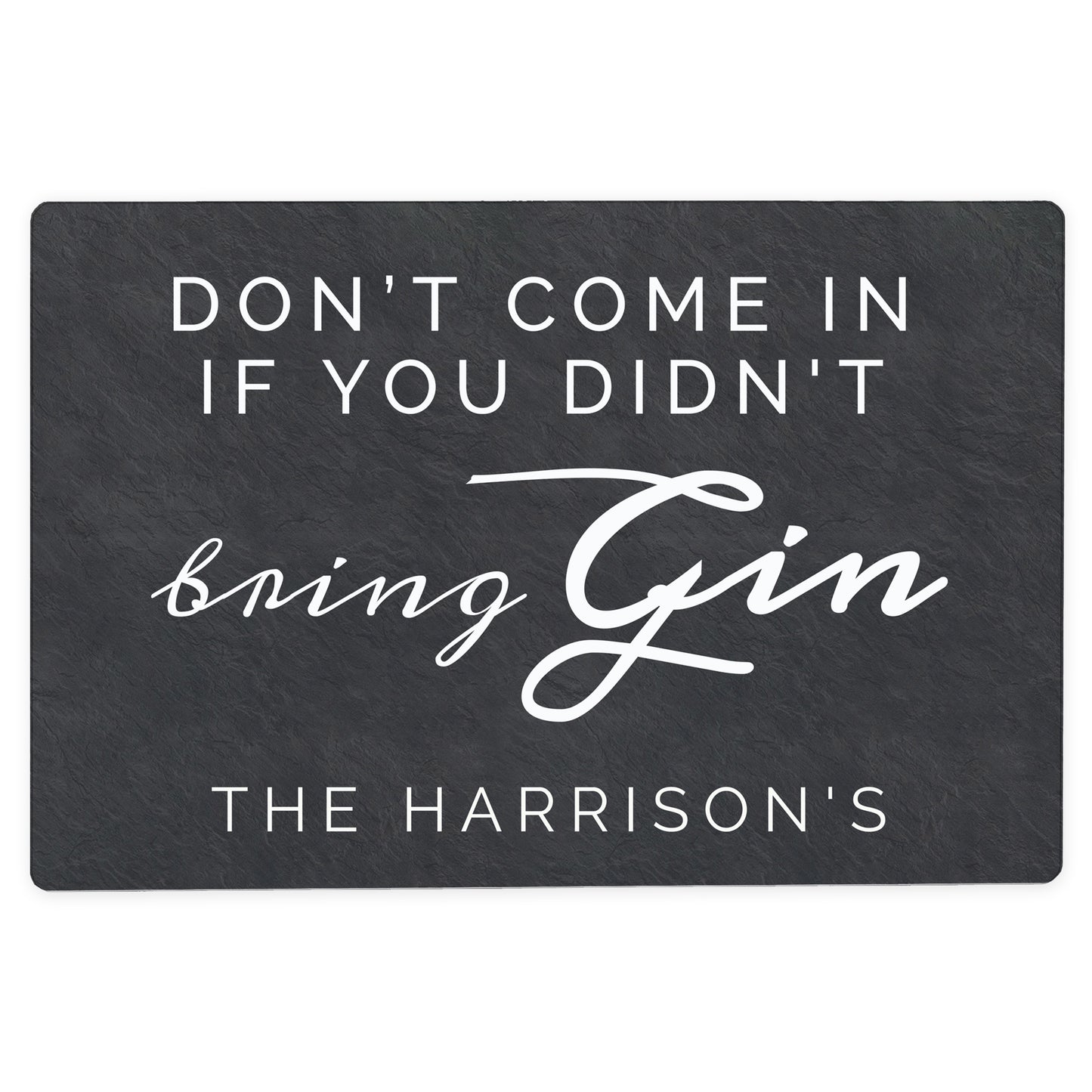 Personalised Gin Metal Sign - Personalise It!