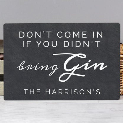 Personalised Gin Metal Sign - Personalise It!