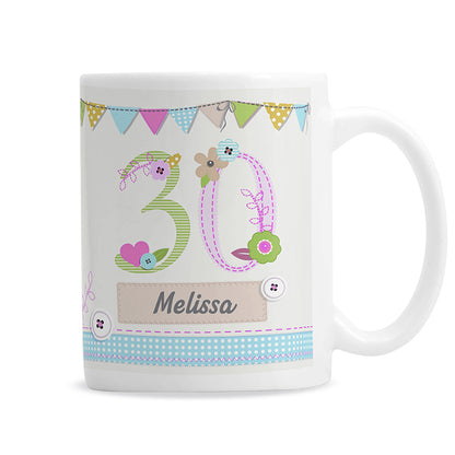 Personalised Birthday Craft Mug - Personalise It!
