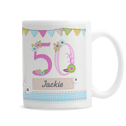 Personalised Birthday Craft Mug - Personalise It!