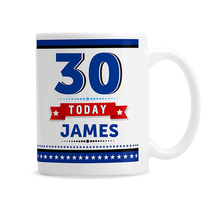 Personalised Birthday Star Mug - Personalise It!