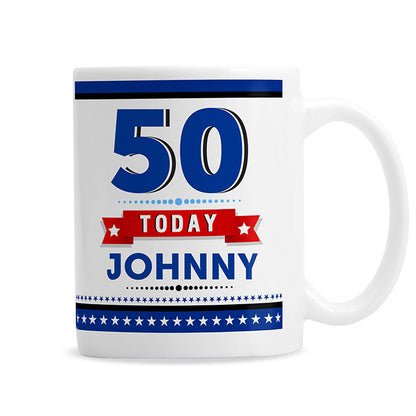 Personalised Birthday Star Mug - Personalise It!