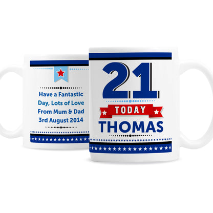 Personalised Birthday Star Mug - Personalise It!