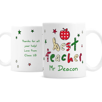 Personalised Teacher Mug - Personalise It!