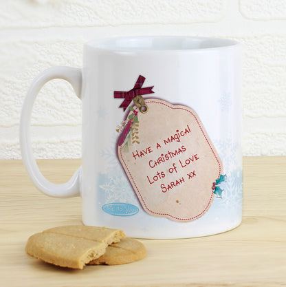 Personalised Me To You Christmas Mug - Personalise It!