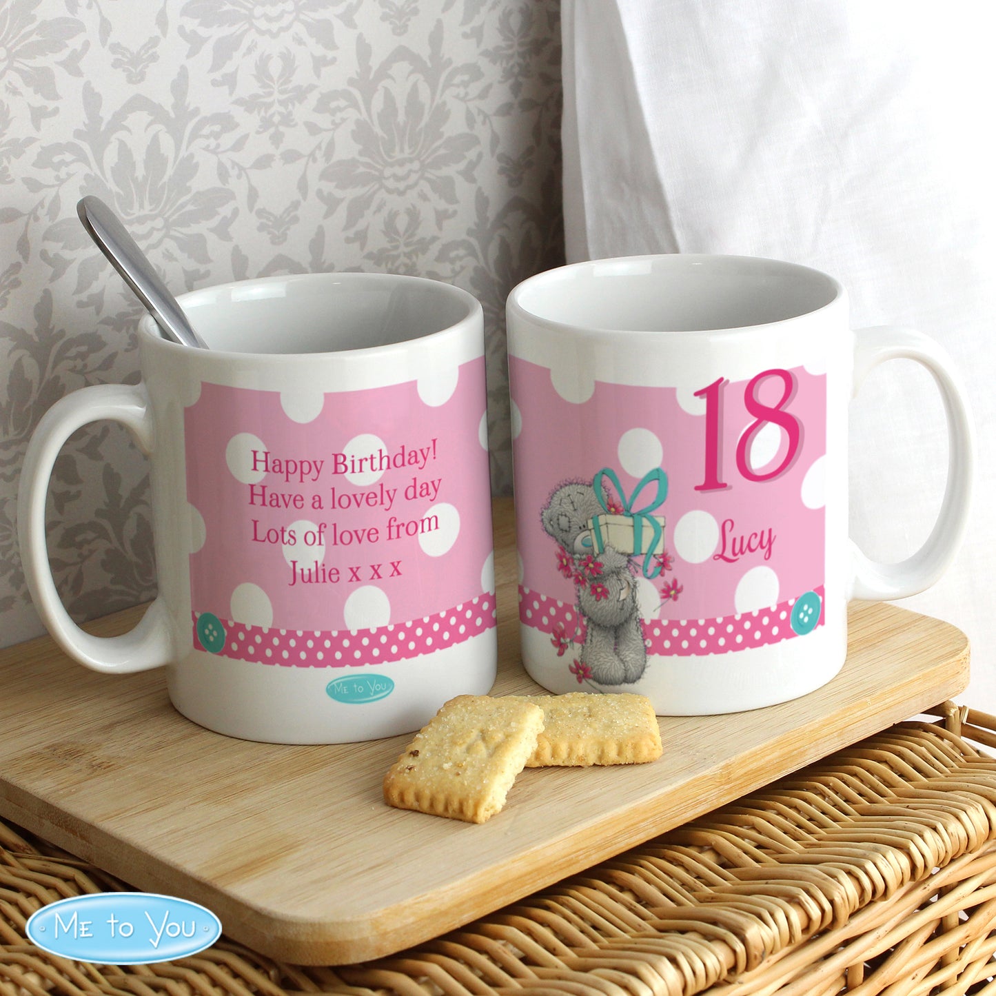 Personalised Me To You Birthday Big Age Female Mug - Personalise It!