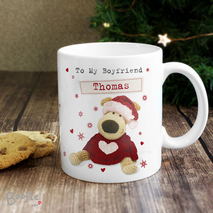 Personalised Boofle Christmas Love Mug - Personalise It!