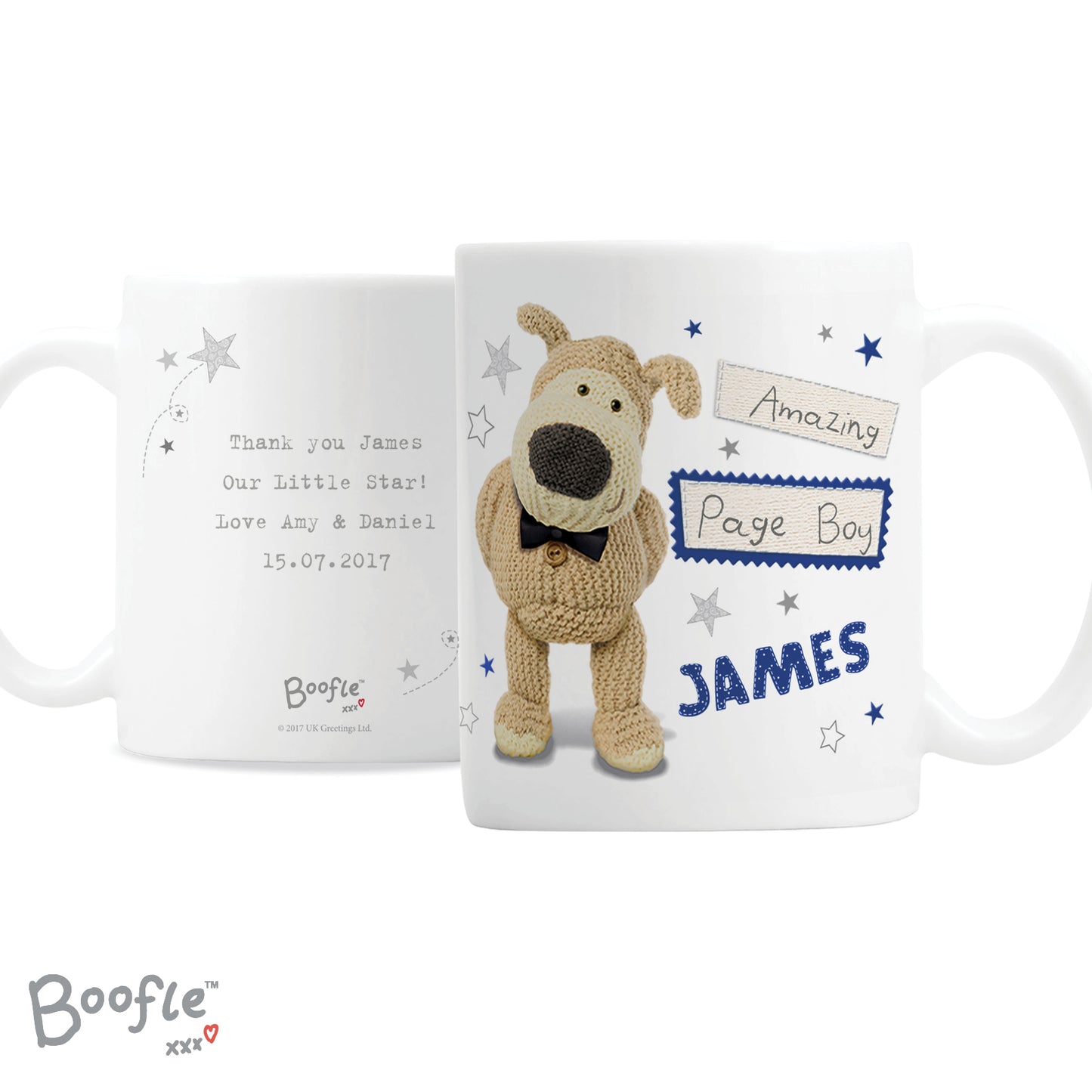 Personalised Boofle Male Wedding Mug - Personalise It!