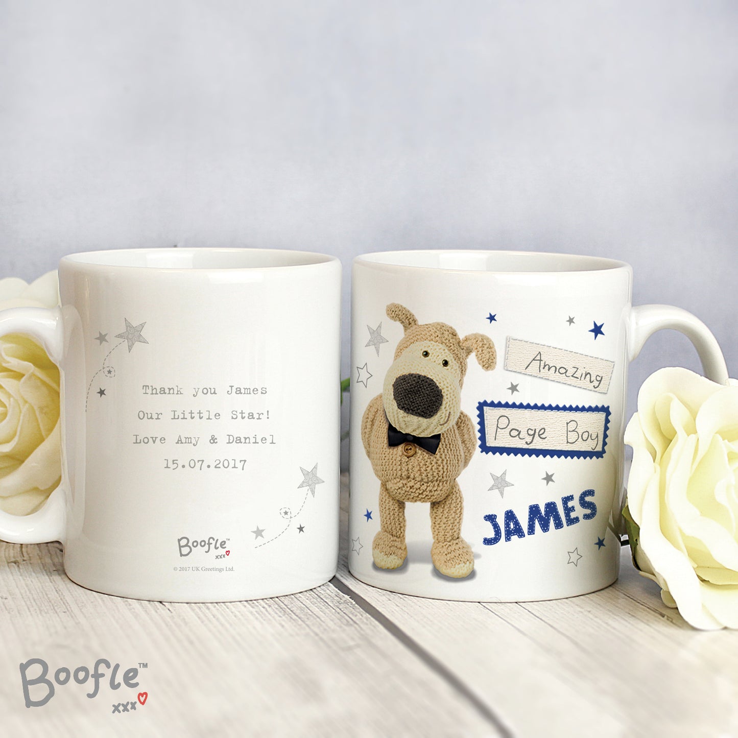 Personalised Boofle Male Wedding Mug - Personalise It!