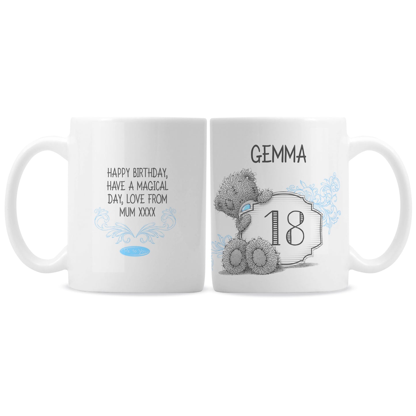 Personalised Me to You Birthday Big Age Mug - Personalise It!