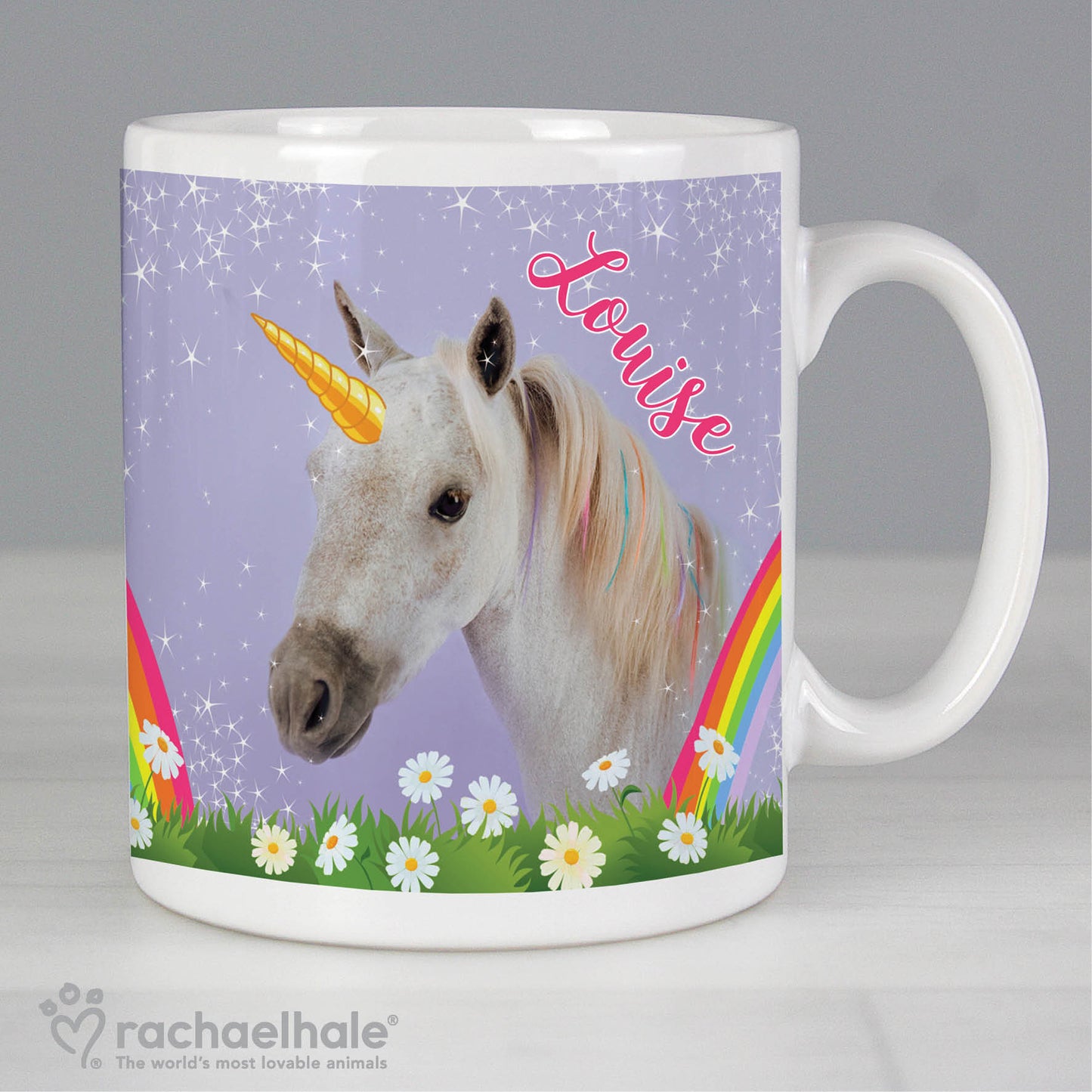 Personalised Rachael Hale Unicorn Mug - Personalise It!