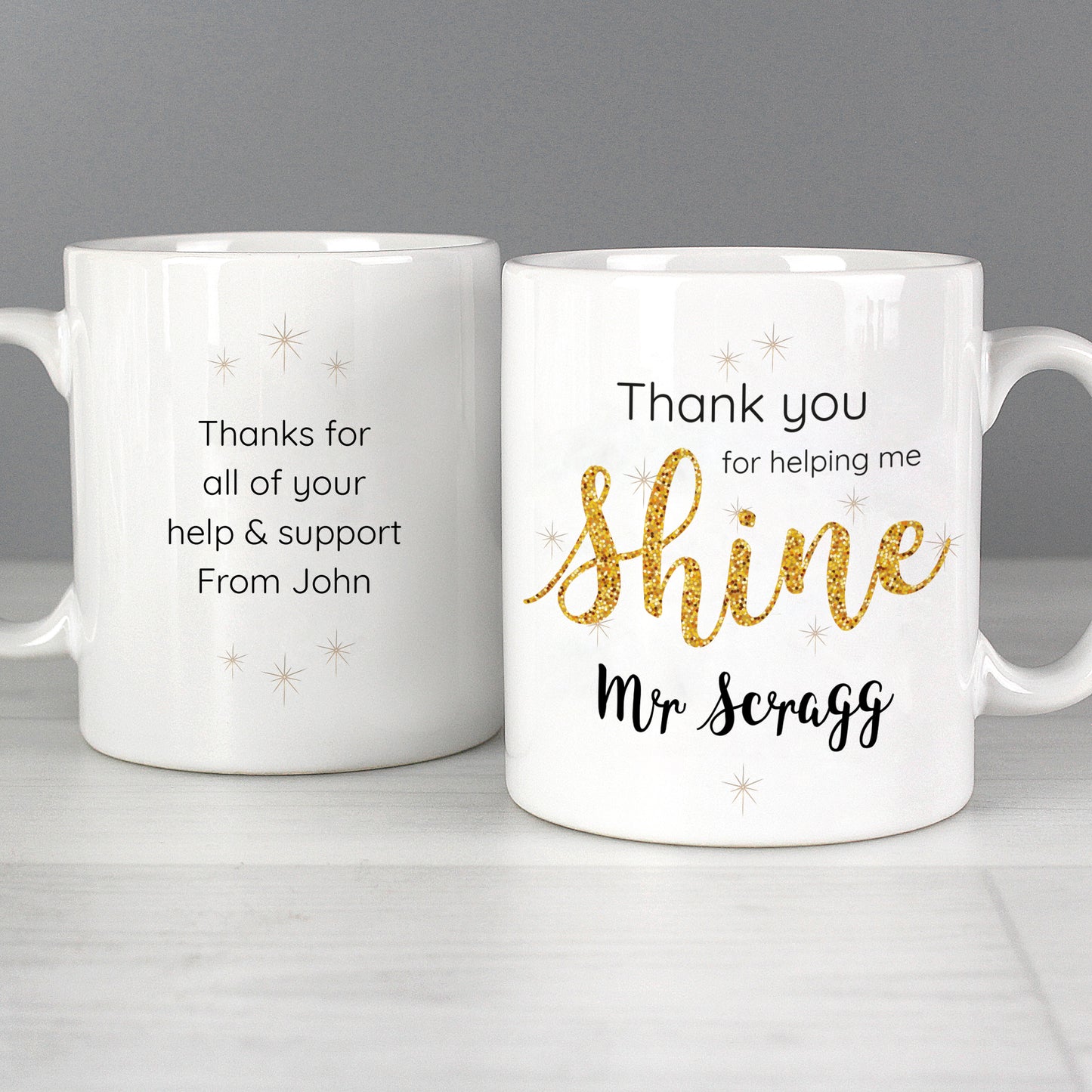 Personalised Shine Teacher Mug - Personalise It!