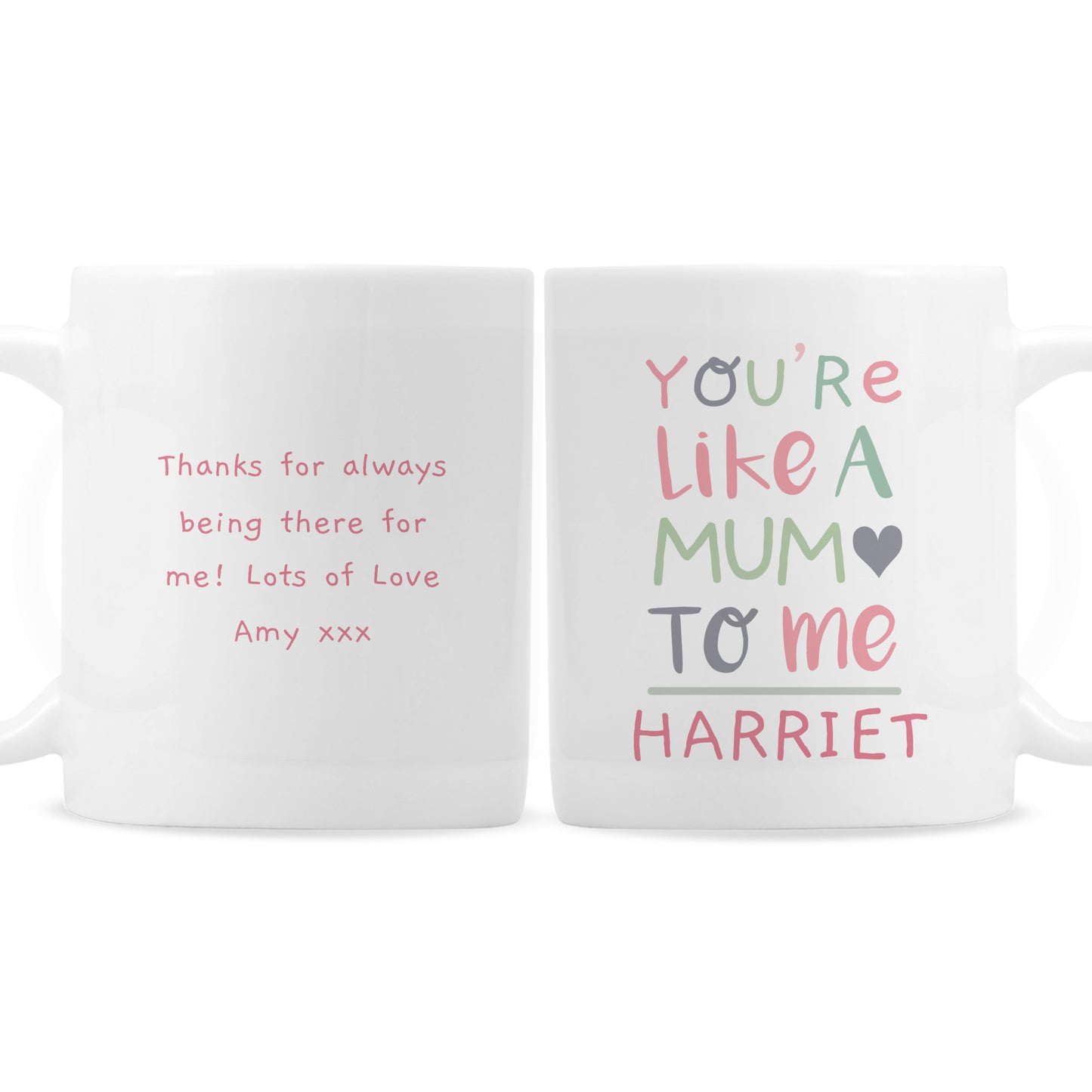 Personalised 'You're Like a Mum to Me' Mug - Personalise It!