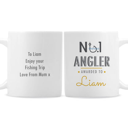 Personalised No.1 Angler Mug - Personalise It!