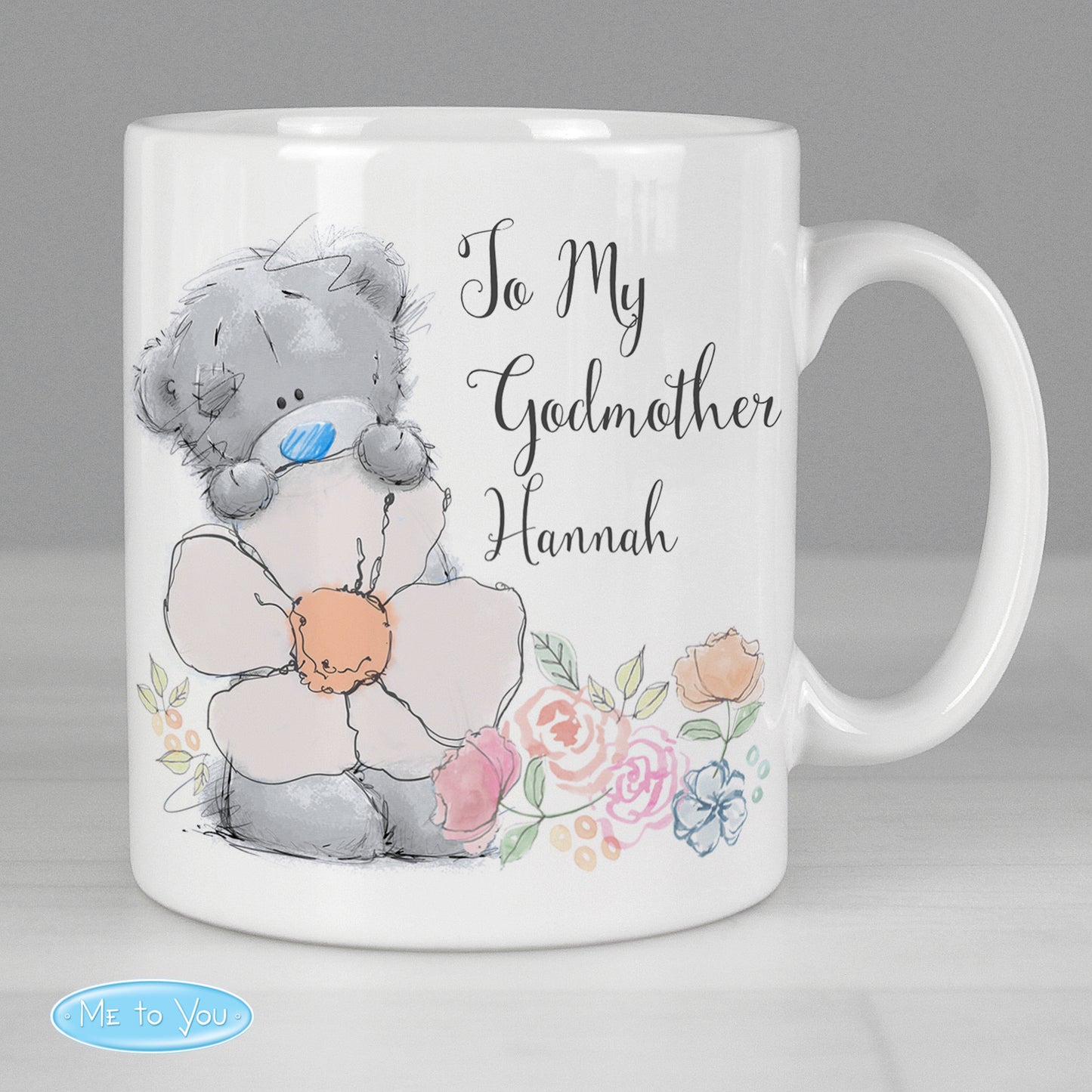 Personalised Me to You Floral Mug - Personalise It!