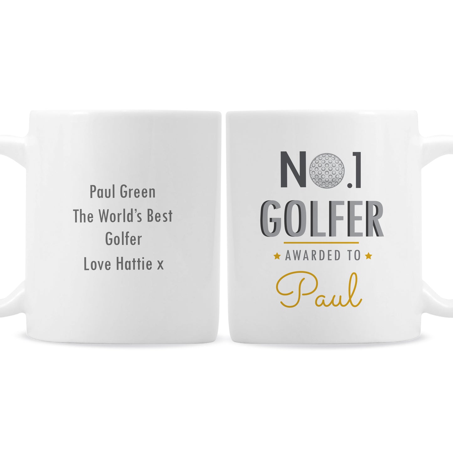 Personalised No.1 Golfer Mug - Personalise It!