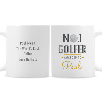 Personalised No.1 Golfer Mug - Personalise It!