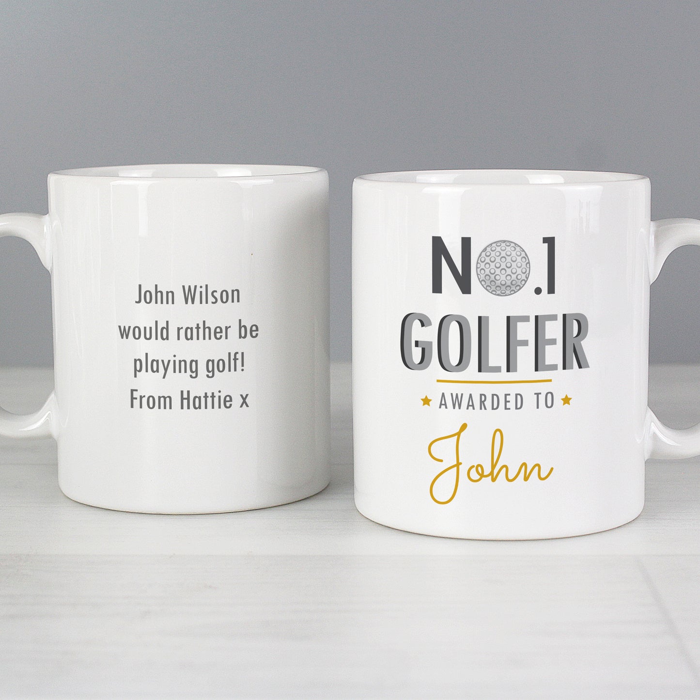 Personalised No.1 Golfer Mug - Personalise It!