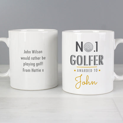 Personalised No.1 Golfer Mug - Personalise It!